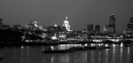St Pauls & the City B&W