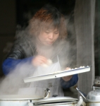 Street cooking - Tibet